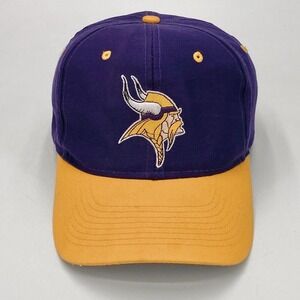 Vintage Logo 7 Minnesota Vikings Snapback Hat Plain Logo 2-Tone‎